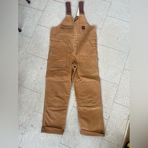 Vintage Tough Duck Unlined Bib Overalls